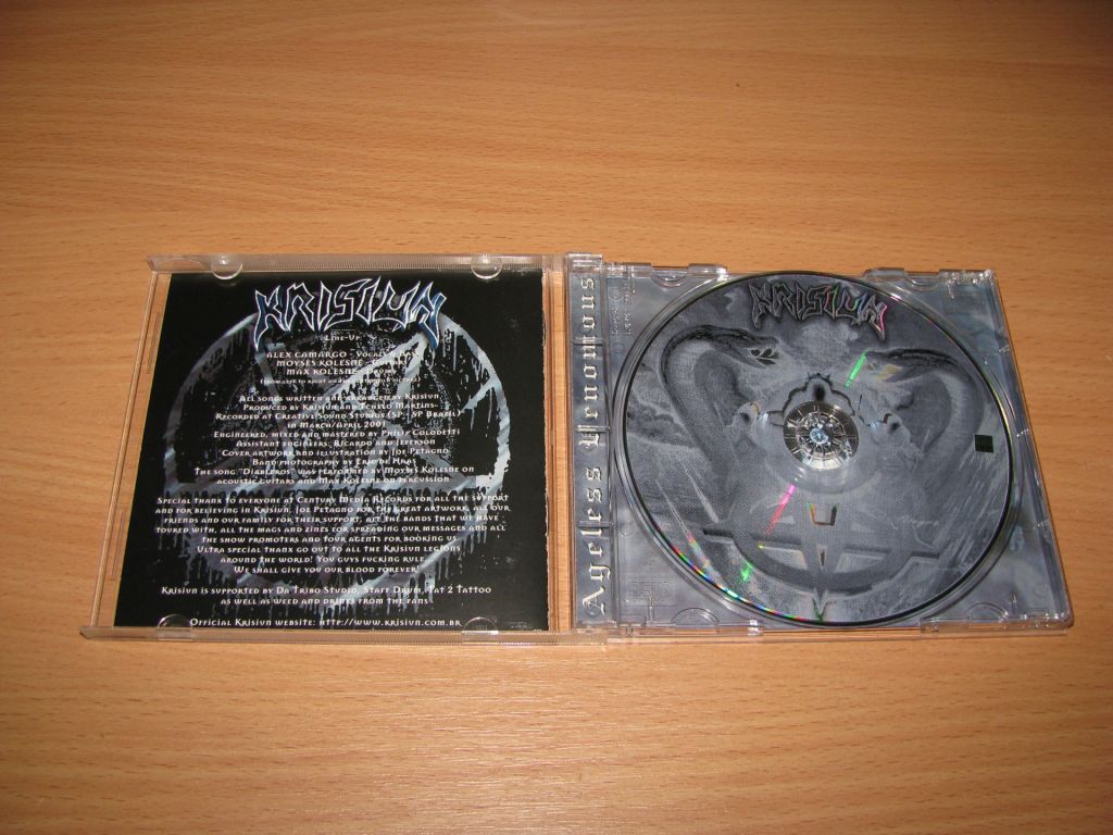 KRISIUN - Ageless Venomous   (2001 Century Media 1st press,USA) - фото фото фото 1