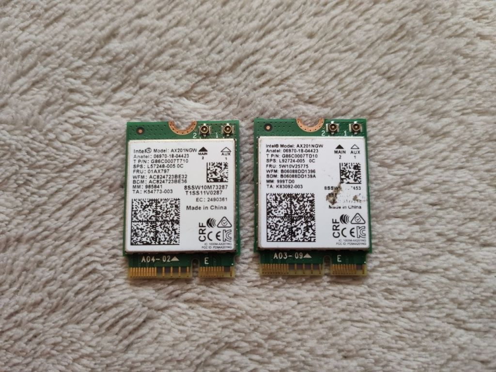 Адаптер WI-FI+BT для ноутбука Intel Wi-Fi 6 AX201NGW - фото фото фото 0