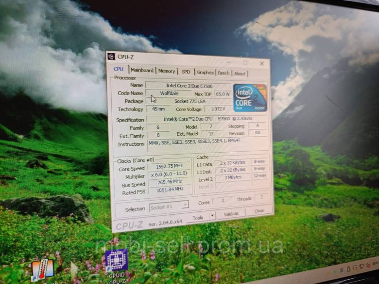 Компьютер Intel C2D E7500 2.93GHz, RAM 4Gb, HDD 320Gb, Windows 10 HE - фото фото фото 9