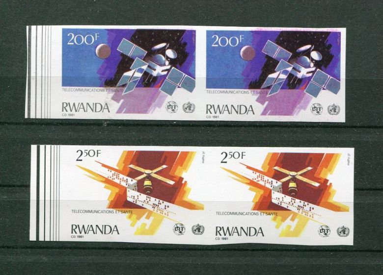 Руанда Rwanda Space лот 5 Вариантыцвета  MNH - фото фото фото 0