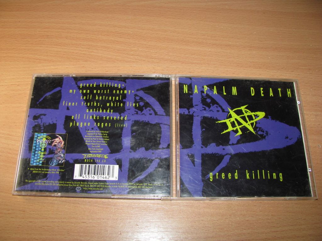 NAPALM DEATH - Diatribes  (1995 Earache 1st press,USA) - фото фото фото 0