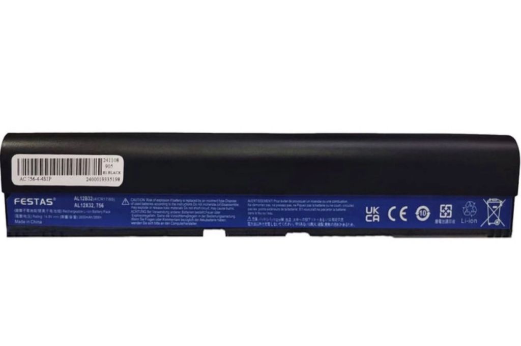 Акумулятор AL12B32  14,8v  2600 mAh, для ноутбука Acer - фото фото фото 1