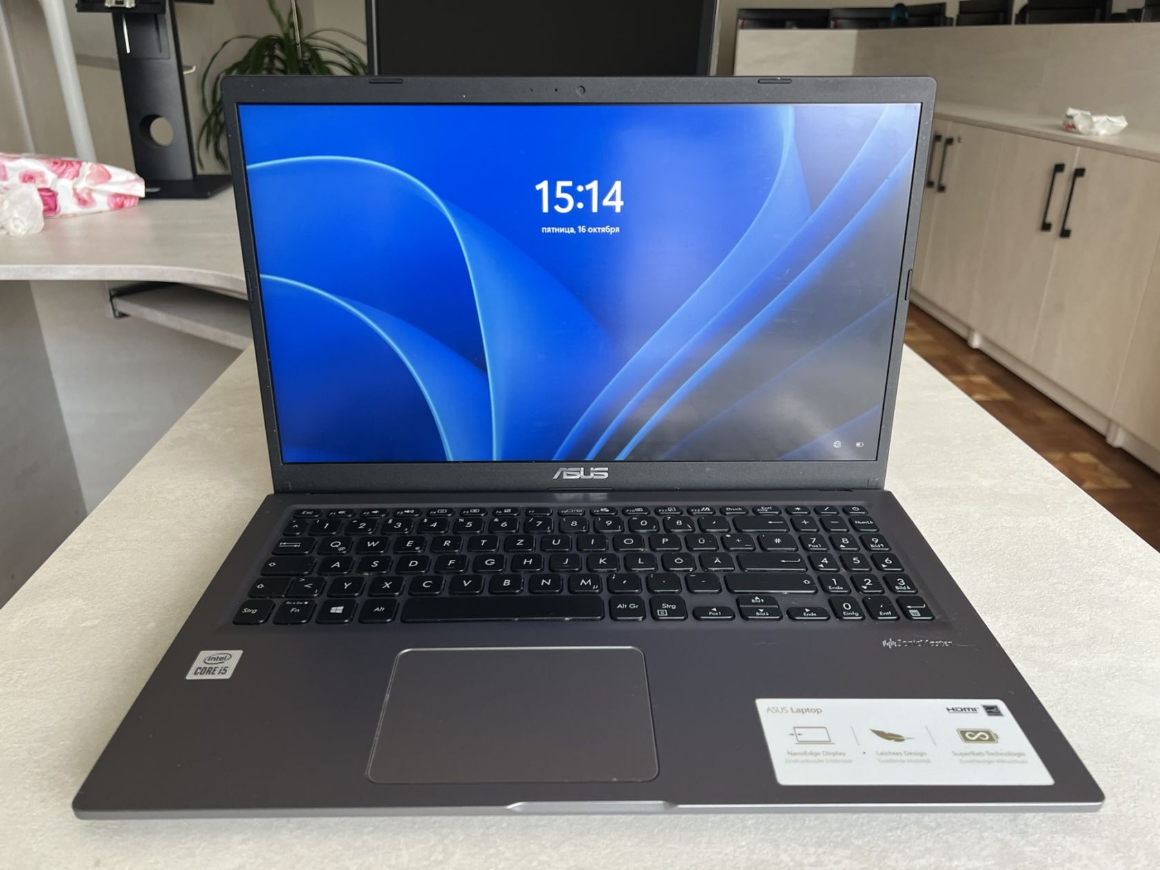 Ультрабук Asus VivoBook 15 R565J/15.6" IPS/Core i5-1035G1/12GB DDR4/256GB SSD NVME - фото фото фото 6