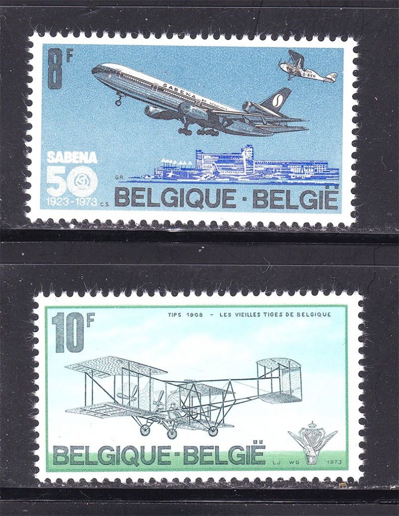 Авиация . Бельгия 1973  г MNH - - фото фото фото 0