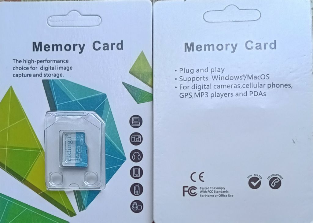 Карта пам'яті Micro-SD Eldingu 64 GB Class 10 TF Card. НОВА!!! - фото фото фото 1