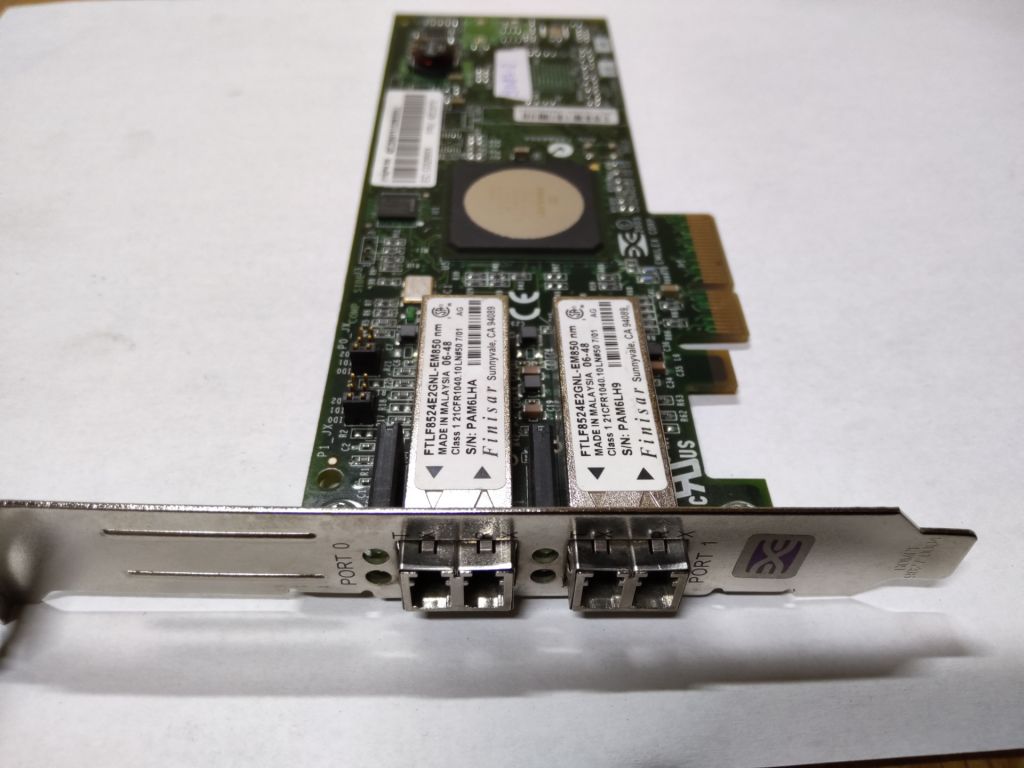 LPe11002 Emulex 4Gb Dual Port Fibre Channel PCI-E  (9083-2) - фото фото фото 1