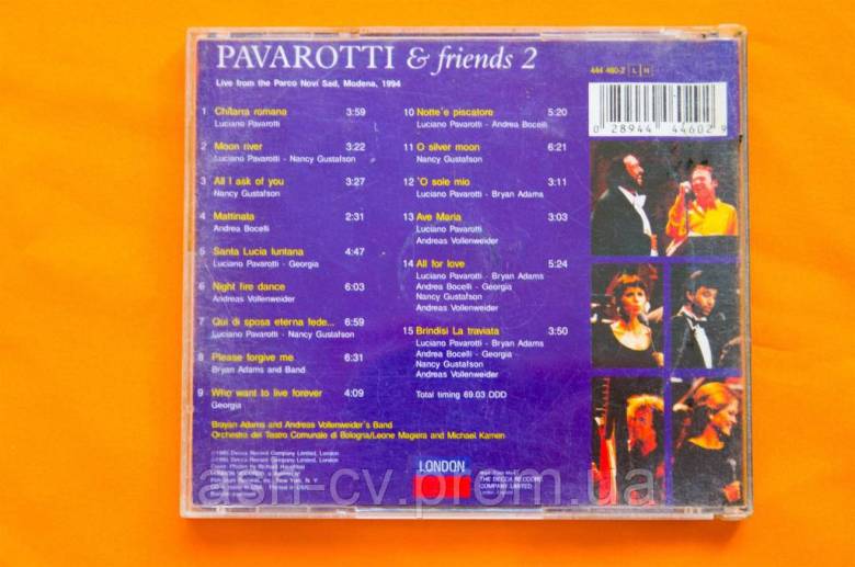 Музичний диск CD. PAVAROTTI 1995 - фото фото фото 6