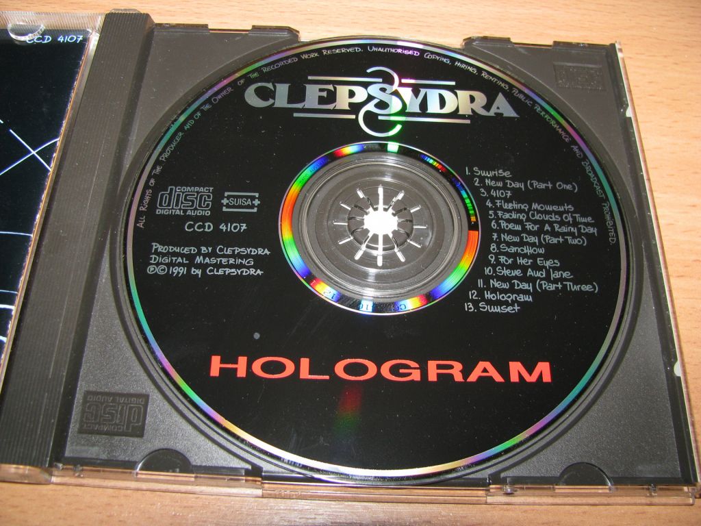 CLEPSYDRA - Hologram  (1991 Clepsydra Austria) - фото фото фото 2