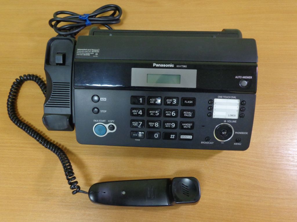 Факс Panasonic KX-FT982UA б/у 3403 - фото фото фото 1
