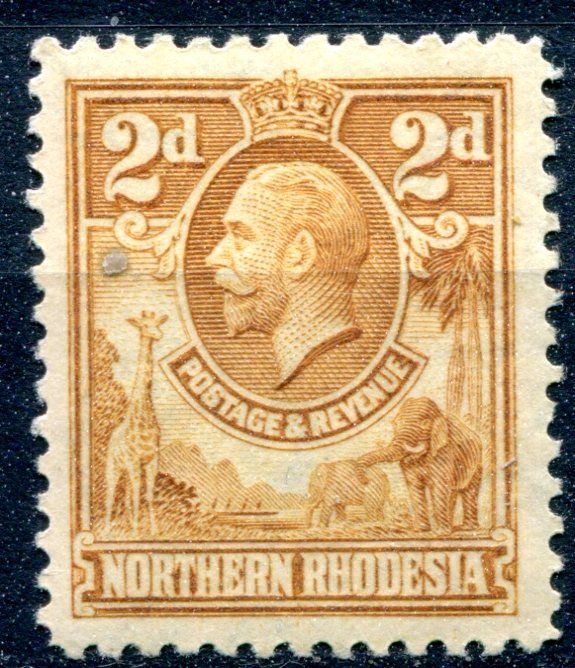 БРИТАНСКИЕ КОЛОНИИ 1925. ГЕОРГ V. СЕВЕРНАЯ РОДЕЗИЯ. MLH - фото фото фото 0