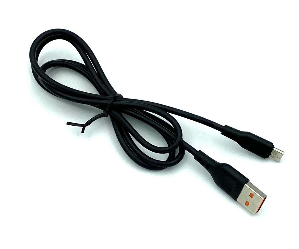 Дата кабель DENMEN D01V Micro USB Черный - фото фото фото 1
