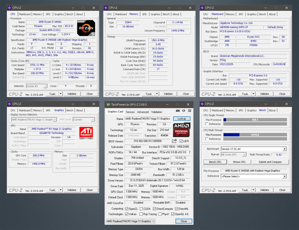 Ryzen 5 3400GE  (35W) - фото фото фото 10