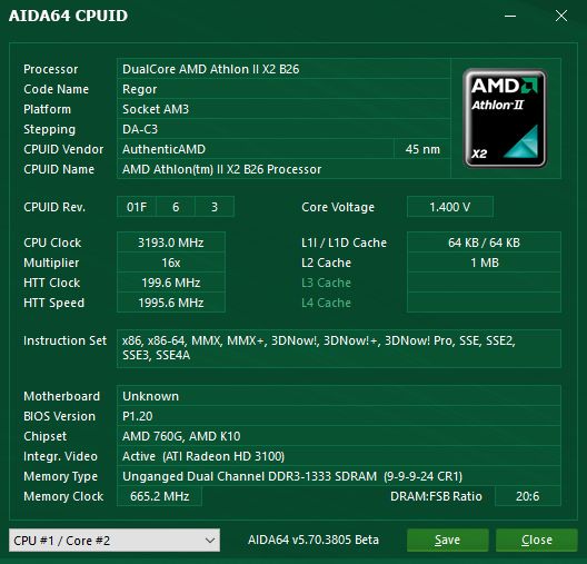 процессор AMD Athlon II X2 B26 3.2 Ghz, AM3 - фото фото фото 1