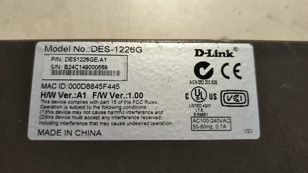 Комутатор D-Link DES-1226G - фото фото фото 3