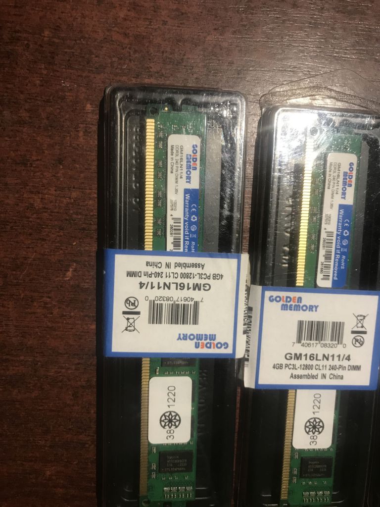 Оперативна пам'ять DDR3L 16Gb 4Х4Gb нова - фото фото фото 1