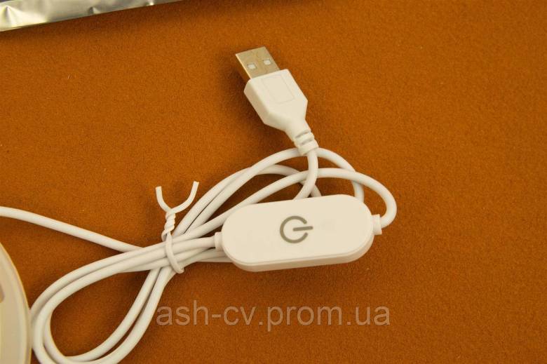 Світлодіодна, стрічка, USB, LED, 2 метри, COB, 320LEDs, 4000K, Natural, White - фото фото фото 2