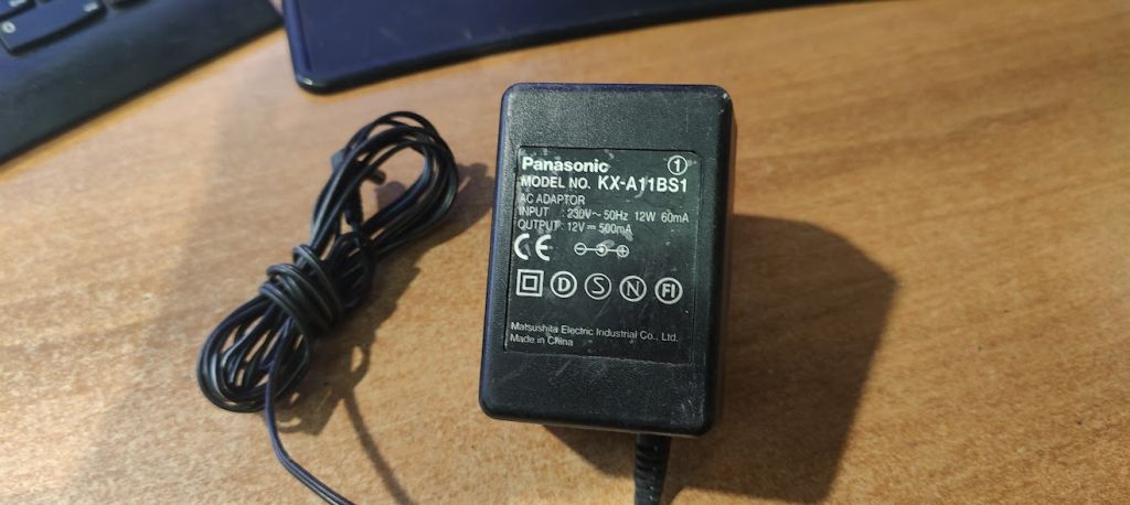 Блок питания БП Panasonic KX-A11BS1 12V 500mA № 231206206 - фото фото фото 0