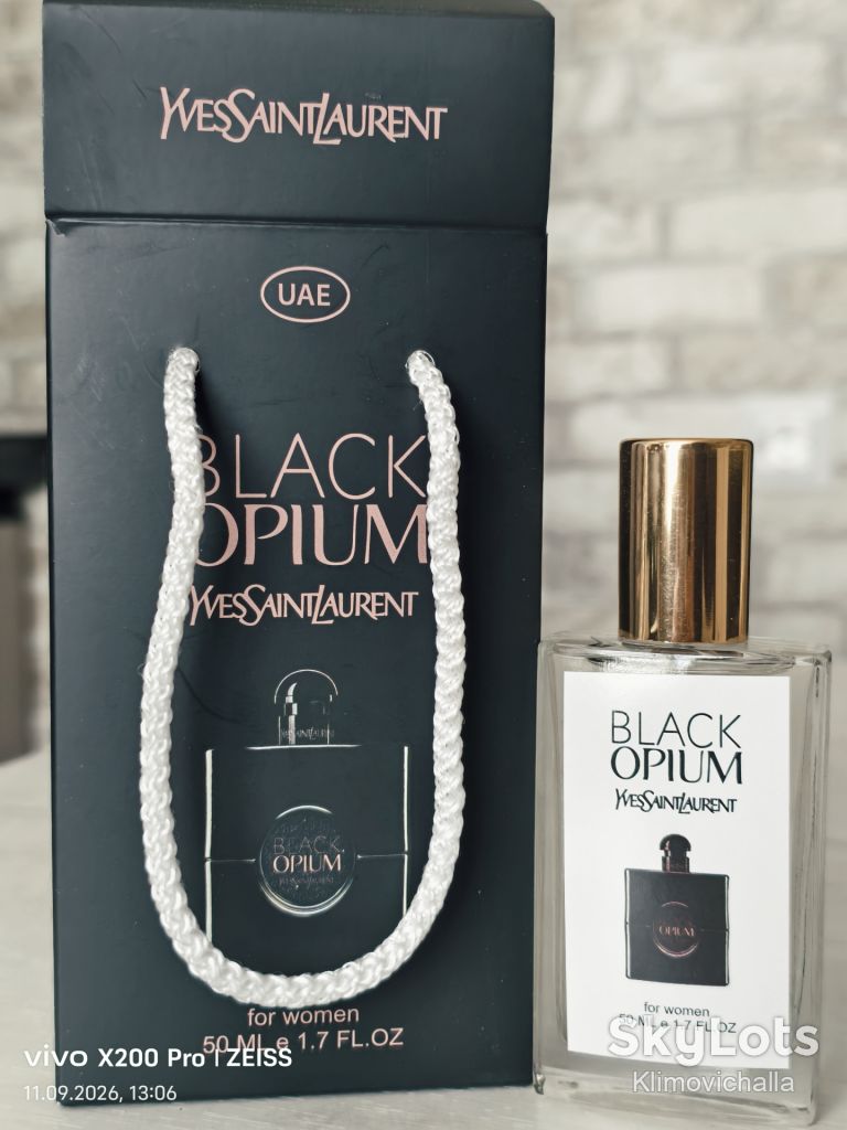 YVES SAINT LAURENT BLACK OPIUM , Parfume 50 ml женский сумка - фото фото фото 0