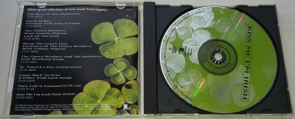 VARIOUS  Kiss Me I'm Irish CD US, Mono - фото фото фото 1