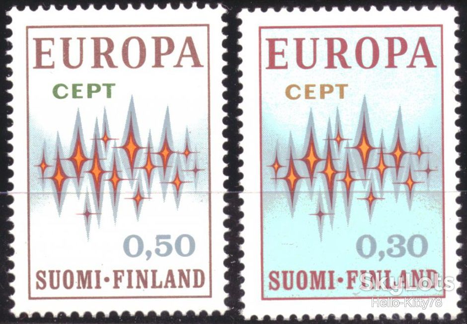 Финляндия 1972 Европа СЕРТ Mi 700-701 MNH - фото фото фото 0