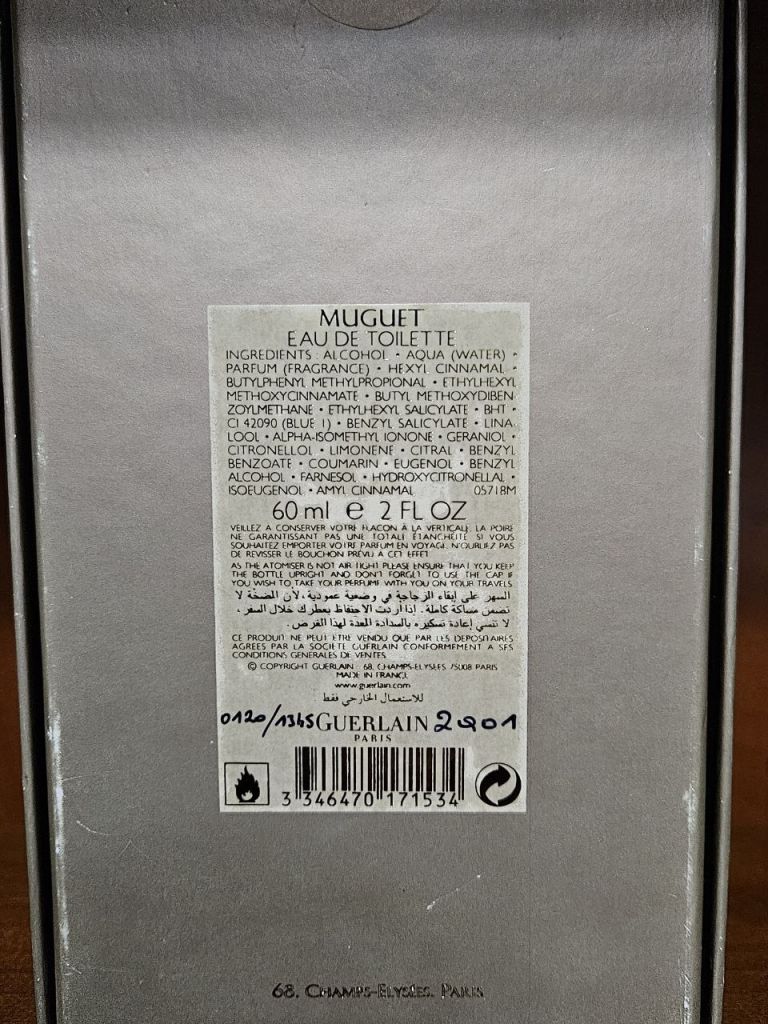 Limited Edition Muguet Guerlain 60ml Eau de Toilette - фото фото фото 2