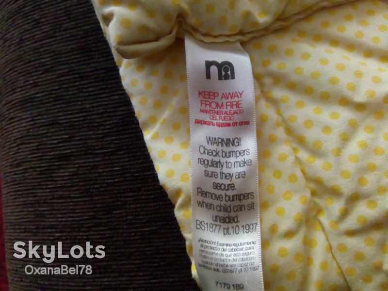 Бампер защита бортик в кроватку Mothercare - фото фото фото 5