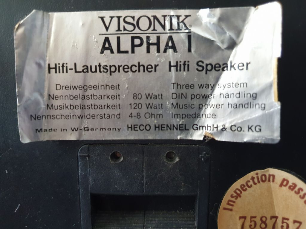 Колонка Visonik Alpha 1, 1 шт. - фото фото фото 3