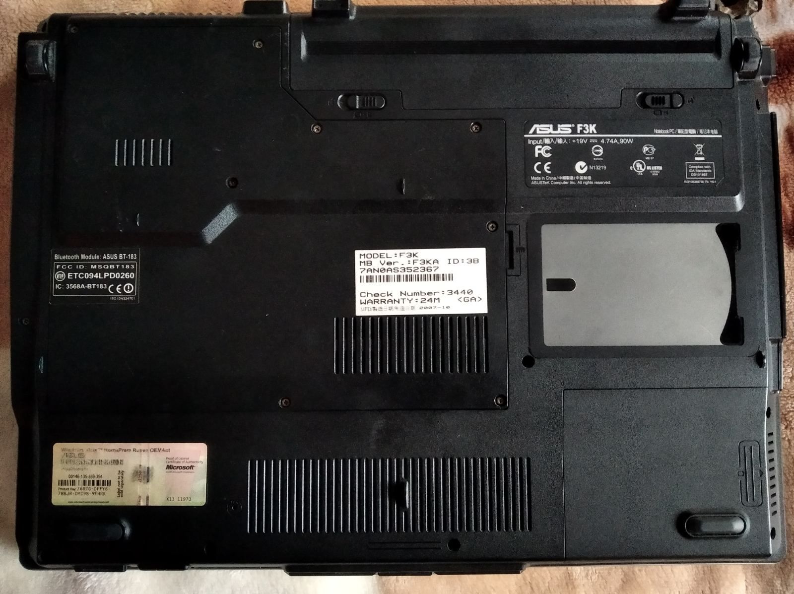 ASUS F3K - фото фото фото 2
