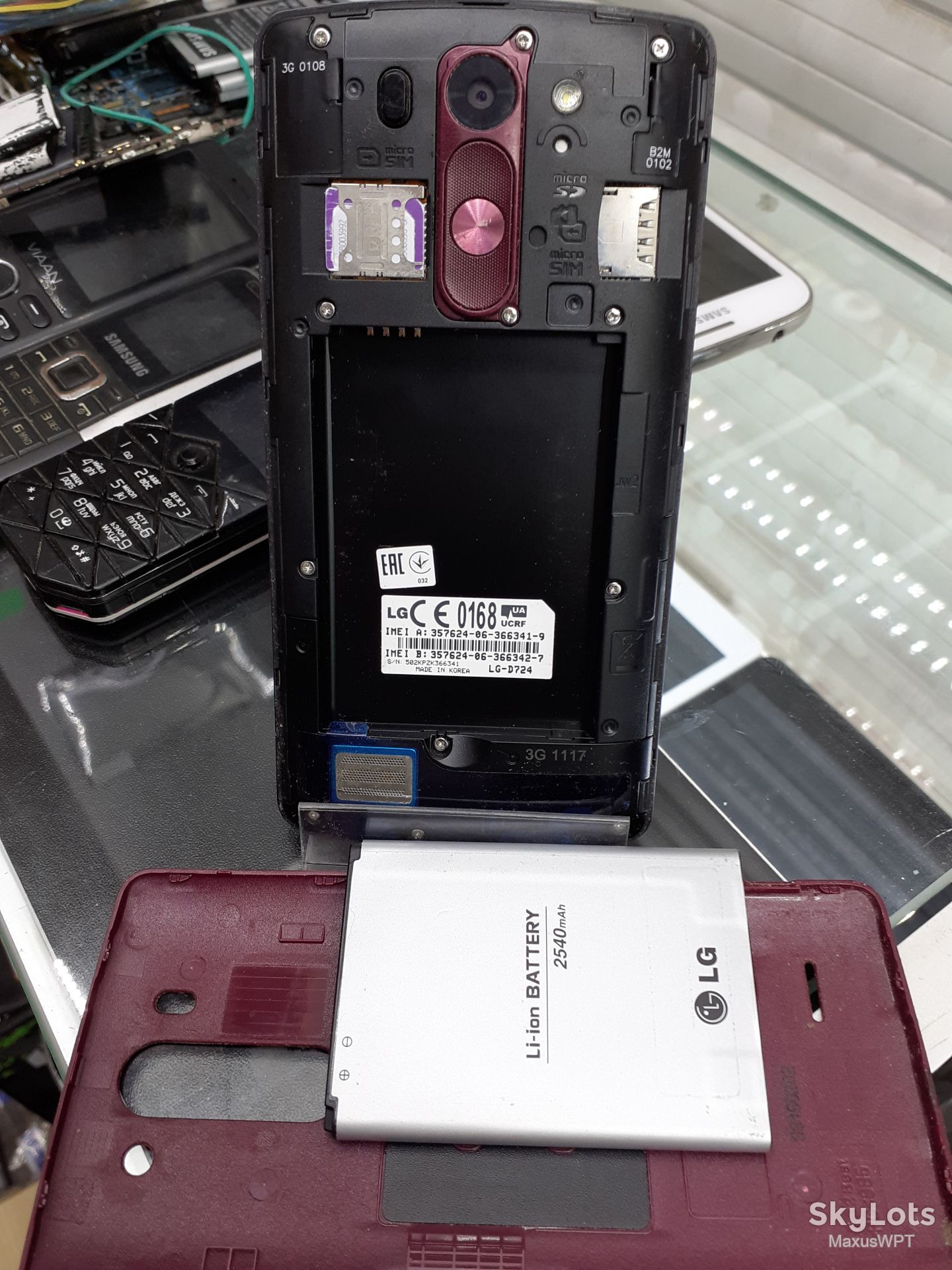 #249 Sklad LG G3S Red sklad d724 - фото фото фото 7