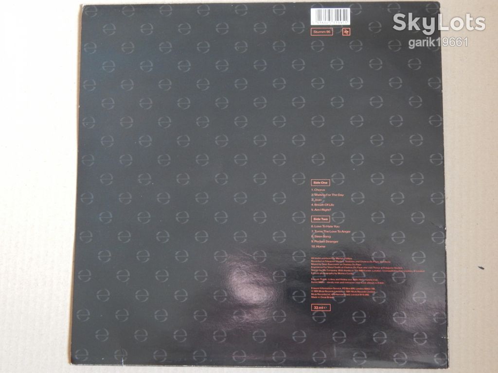 Erasure ‎– Chorus  (Mute ‎– Stumm 95, UK) insert EX+/NM- - фото фото фото 1
