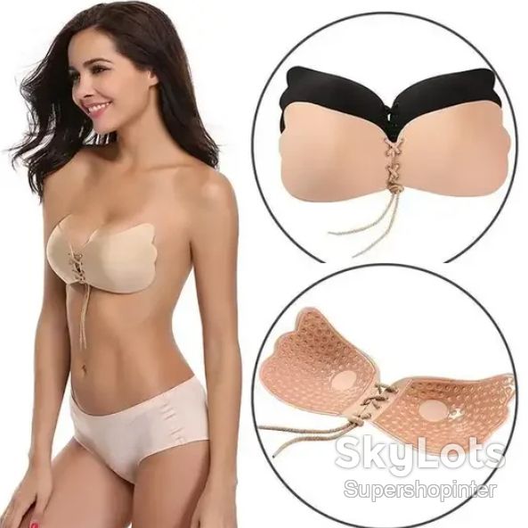 Бюстгальтер-невидимка Fly Bra XL-1882 без бретелей с эффектом Push-Up - фото фото фото 4