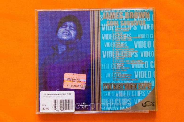 CD-диск. CD відео Clips. JAMES BROWN - Soul Survivor (2cd) - фото фото фото 2