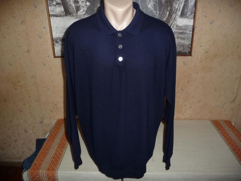 СВИТЕР POLO-BENETTON.р-XXL ОРИГИНАЛ-100ШЕРСТЬ! - фото фото фото 1