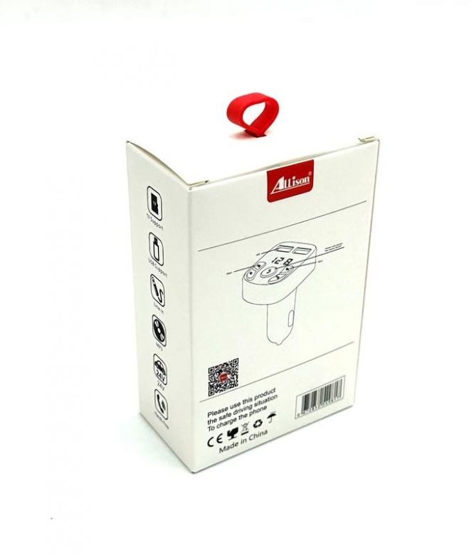 FM модулятор ALS-A81 Bluetooth  зарядка  (2USB/5V/3.1A) Чорний - фото фото фото 1