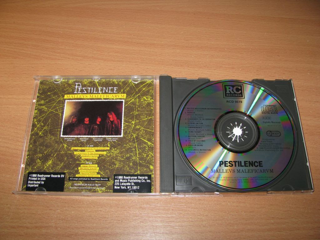 PESTILENCE - Malleus Maleficarum   (1988 Roadracer USA) - фото фото фото 1