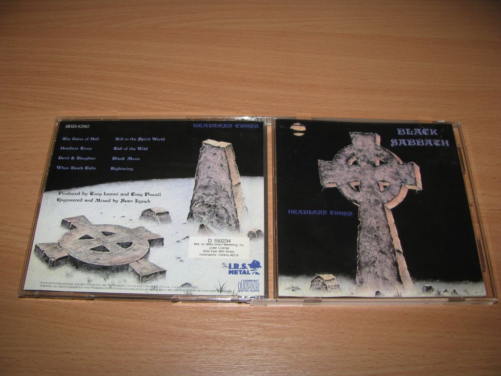 BLACK SABBATH - Headless Cross      (1989 I.R.S., 1st press,USA) - фото фото фото 0