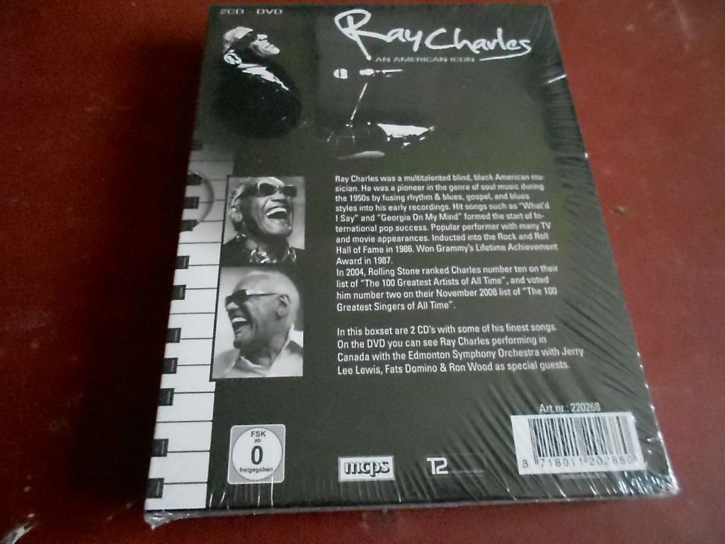 Ray Сharles An American Icon 2CD + DVD фирменный новый - фото фото фото 1