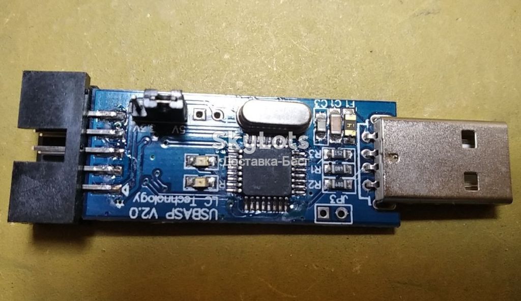 Программатор USB USBASP LC-01 51 AVR ATMEGA8 ATMEGA128 Win7 ATtiny/CAN/PWM    (489-3) - фото фото фото 2