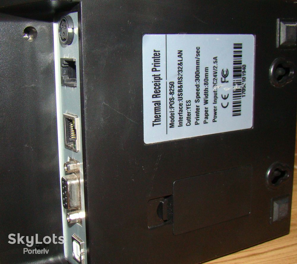 POS-8250 USB + RS232 + LAN, чековий принтер. - фото фото фото 1