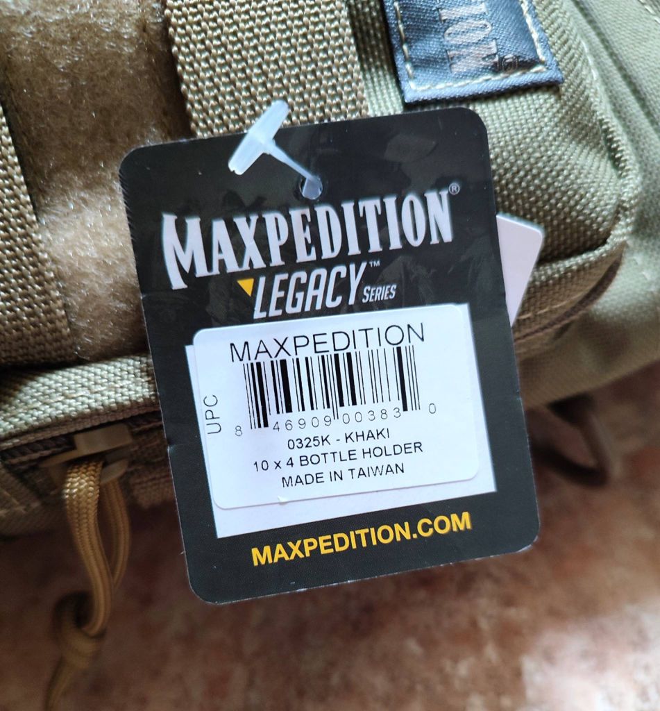 Подсумок Maxpedition Bottle Holder 10 x 4 - фото фото фото 1