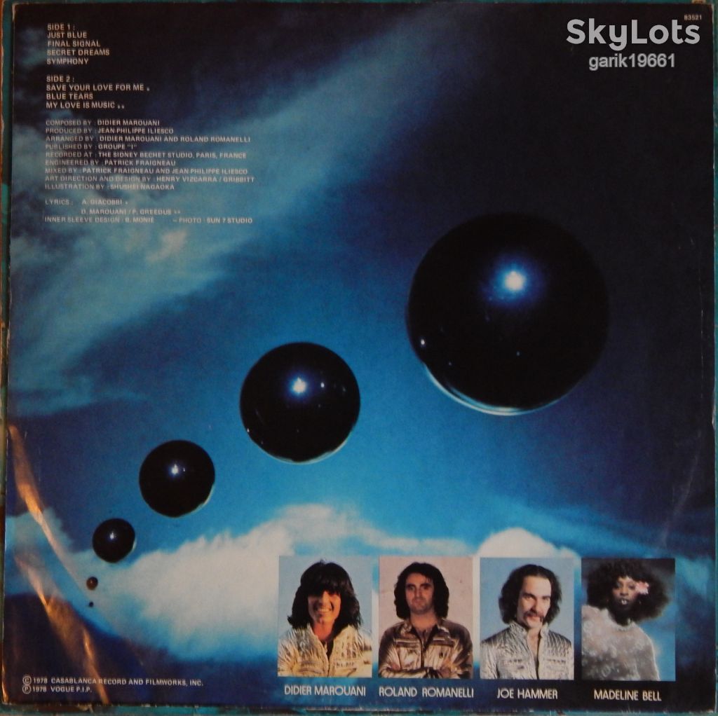 Space – Just Blue   (CBS – CBS 83521, Holland, Blue Vinyl) inner sleeve EX+/EX+ - фото фото фото 2