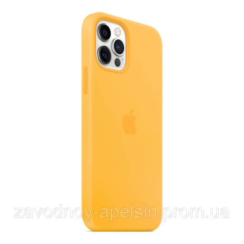 IPhone 12 12pro Чохол Silicone Case + MagSafe (sun flower) - фото фото фото 2