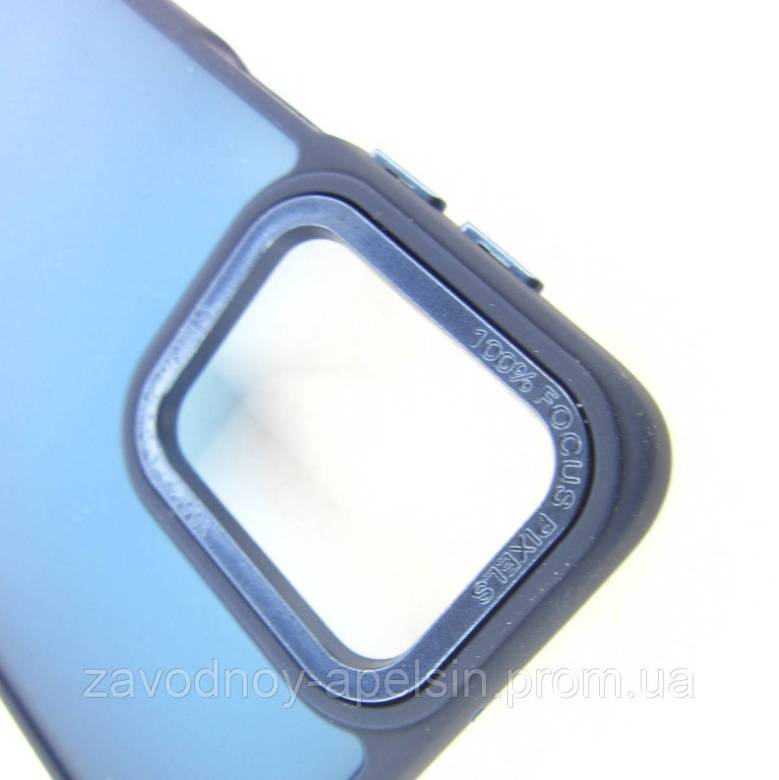 Motorola Moto G54 Матовый чехол Frame TPU+PC (синий) - фото фото фото 2