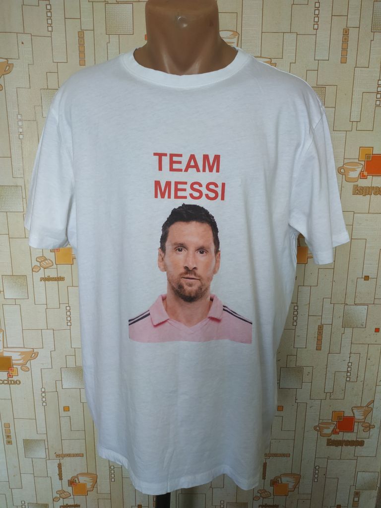 Футболка MESSI чоловіча біла PRIMARK p-p L - фото фото фото 0