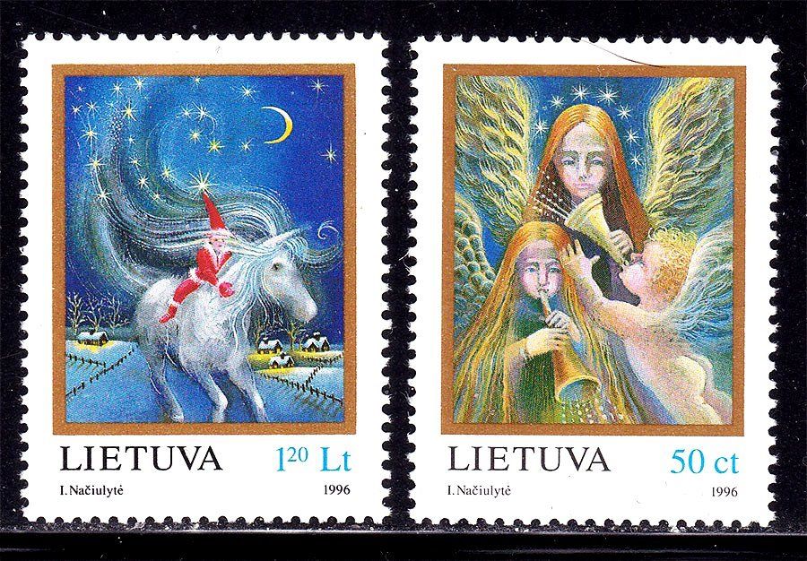 Литва 1996 г  MNH  - Родлество - фото фото фото 0