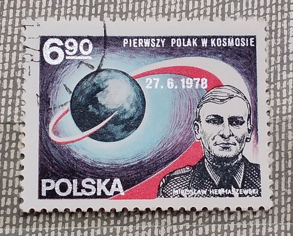 Польша 1978 г - Программа «Интеркосмос»:.  Мирослав Гермашевский, 2 шт   (см.фото) - фото фото фото 1