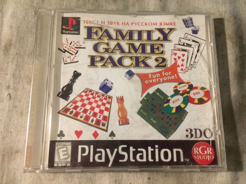 Диск Sony Playstation 1 - Family Game Pack 2. Не оригинал! - фото фото фото 0