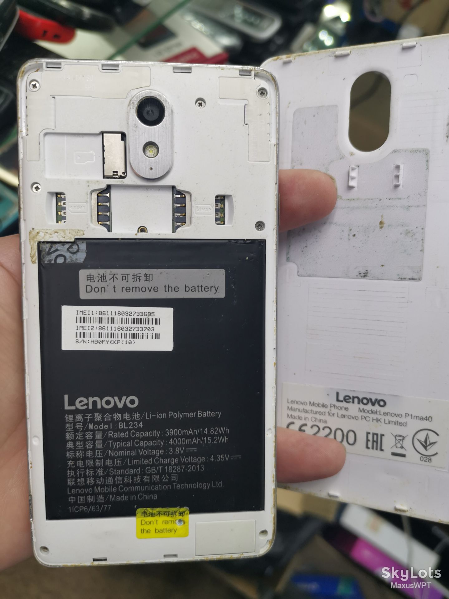 #220 Sklad Lenovo VIBE P1MA40 White 1 - фото фото фото 1