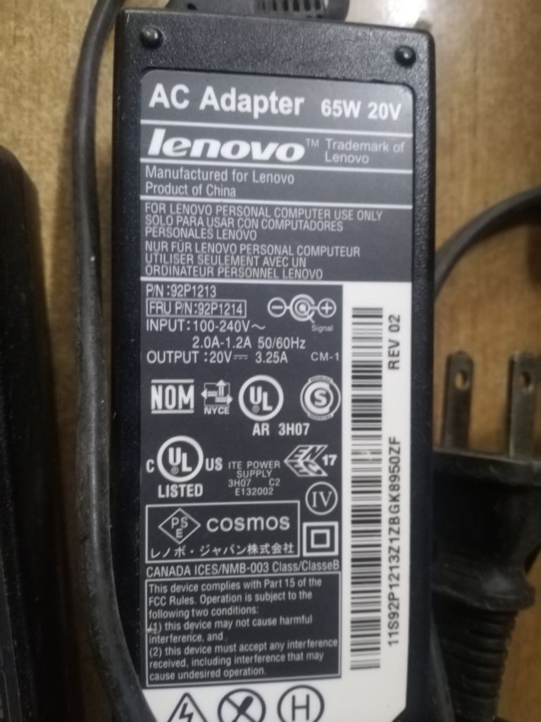Зарядне зарядка Lenovo 20V 20В з США - фото фото фото 3
