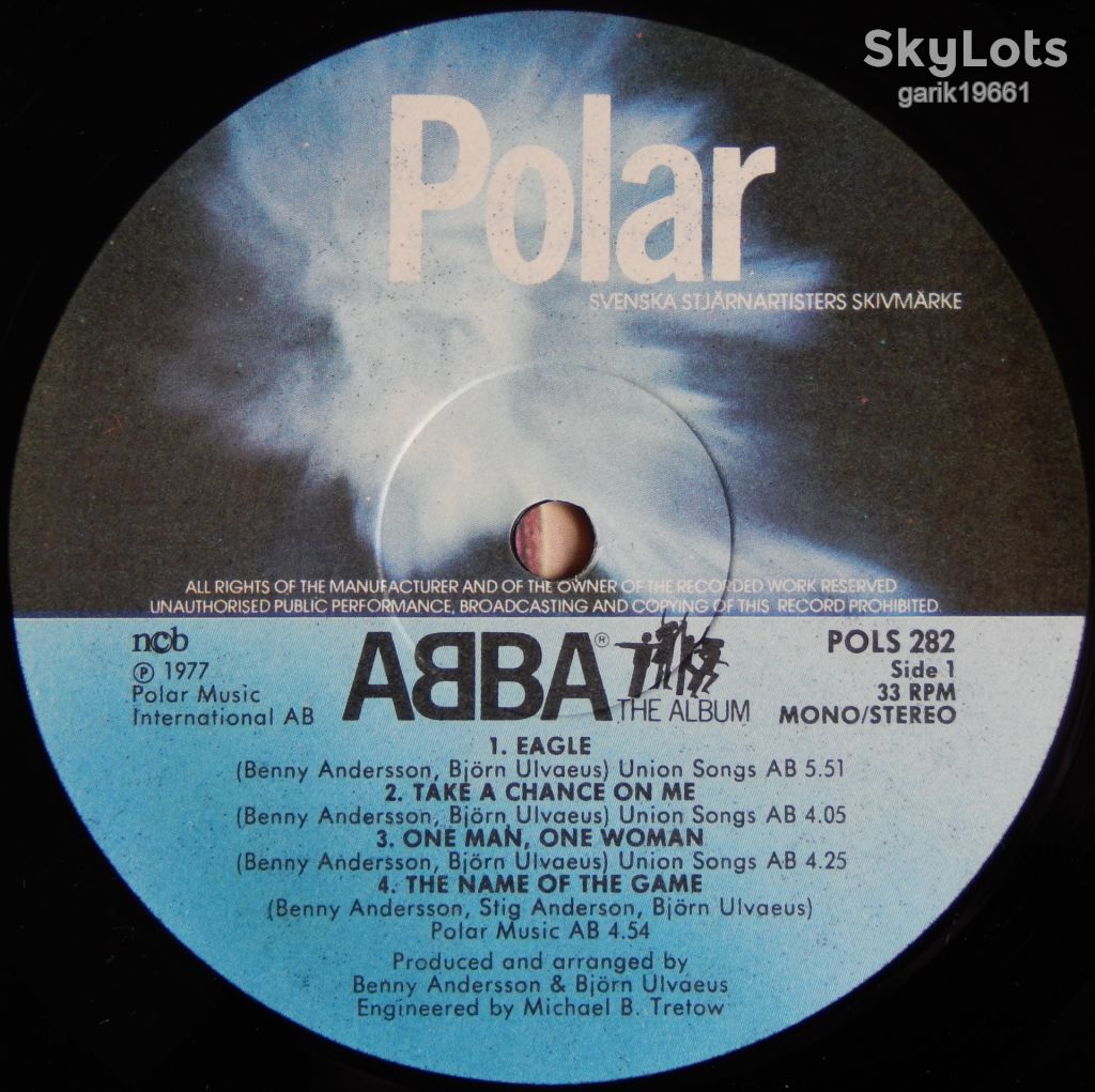 ABBA – The Album  (Polar – POLS 282, Sweden) insert NM-/EX+ - фото фото фото 3